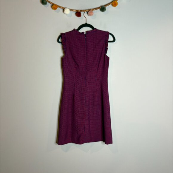 J. Crew Factory Printed ruffleneck suit dress - Picture 5 of 5